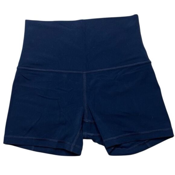 lululemon athletica Women's Wunder Under Navy Athletic Shorts Size 4 - Picture 2 of 4